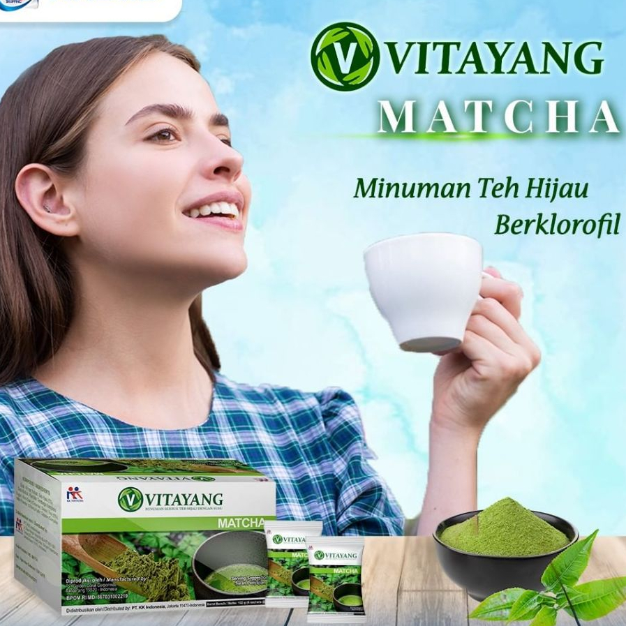 

Vitayang Matcha Minuman Teh hijau ber-klorofil