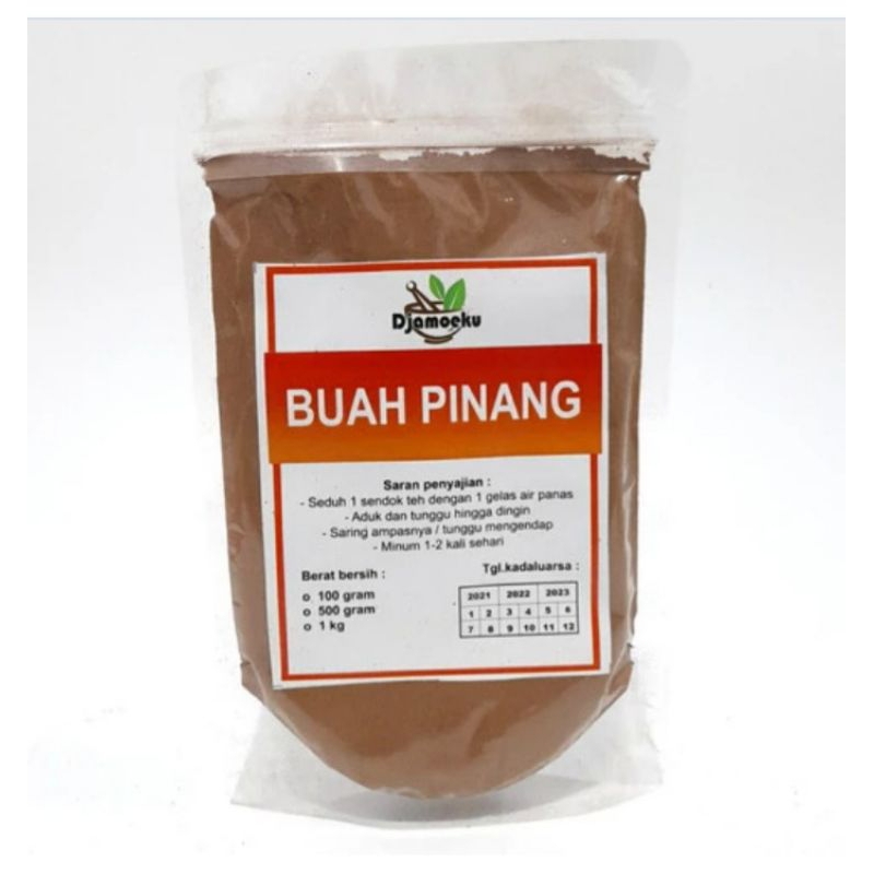 

serbuk buah PINANG bubuk