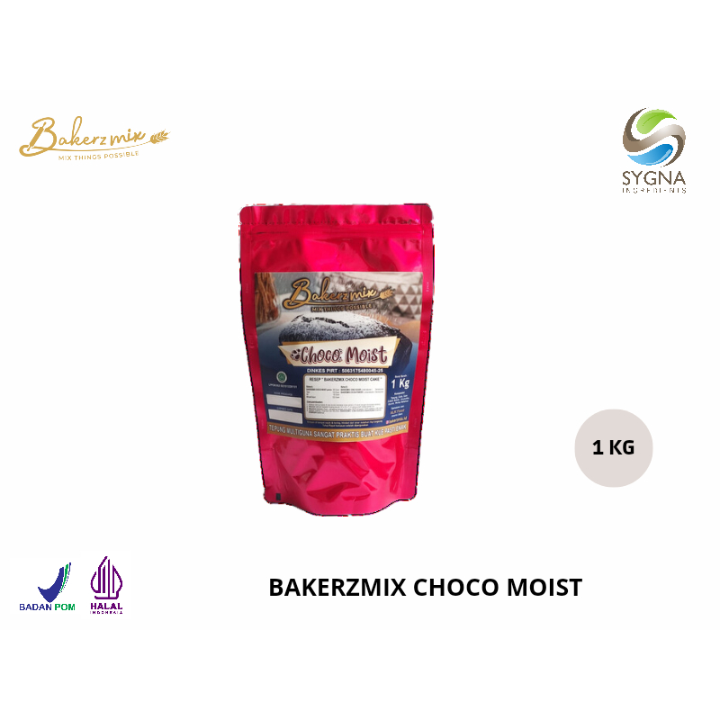 

Tepung Premix - Bakermix Choco Moist 1 Kg