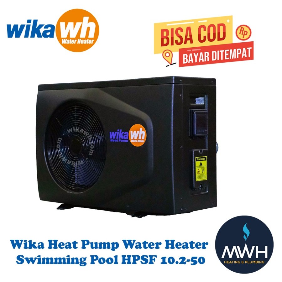 Wika Heat Pump Water Heater Kolam Renang HPSF 10.2-50