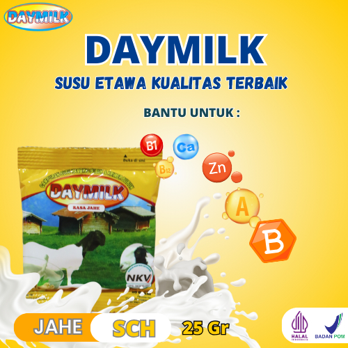 

DAYMILK SACHET RASA JAHE - SUSU KAMBING ETAWA - Daymilk Susu Kambing Etawa Halal dan BPOM