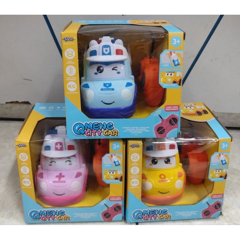 MAINAN MOBIL POLICAR RC CAS - MOBIL REMOTE CONTROL MURAH - MOBIL ANAK RC MURAH - POLI CAR RC CAS