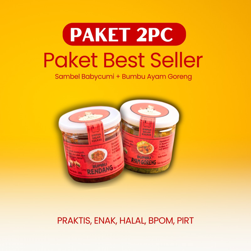 

Paket Bundling 2pc Bumbu Masak Rumahan Yocooking Murah Praktis Enak