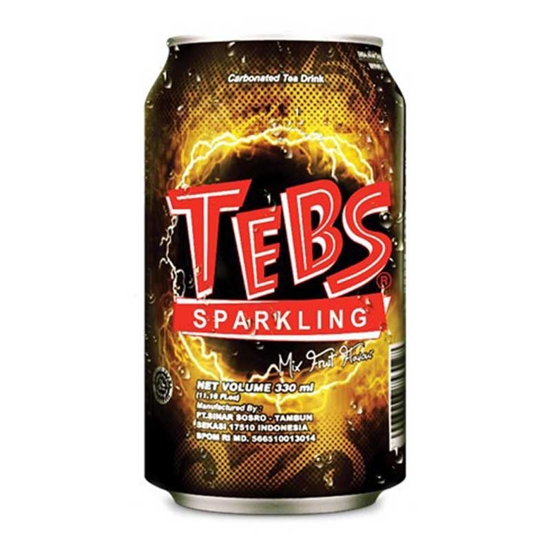 

TEBS TEA COOLER SPARKLING 330ML | MINUMAN BERSODA KALENG