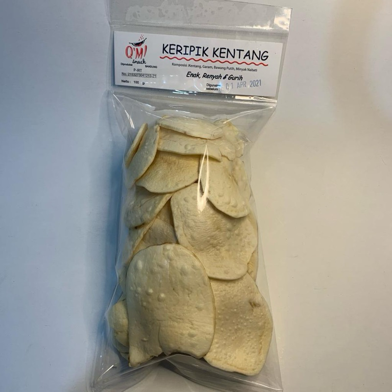 

keripik kentang putih