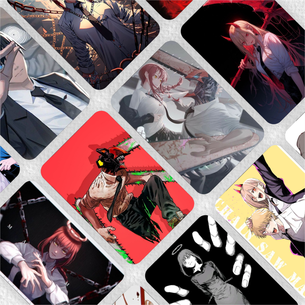 Photocard anime Chainsaw man/random photocard anime murah/devil/chainsawman denji/pochita/maxima/cha