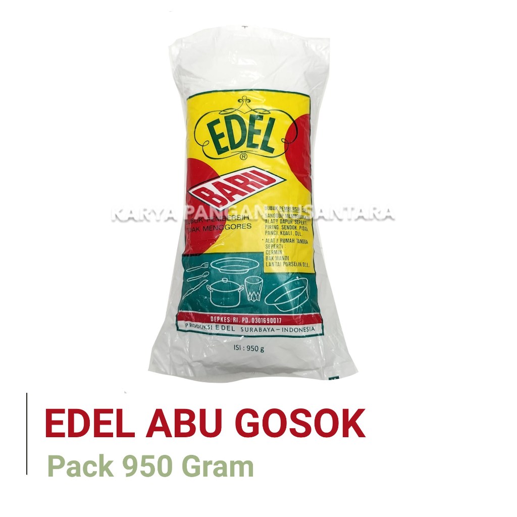 EDEL ABU GOSOK PEMBERSIH SERBAGUNA BUBUK PEMBERSIH PANCI PACK 950 GRAM