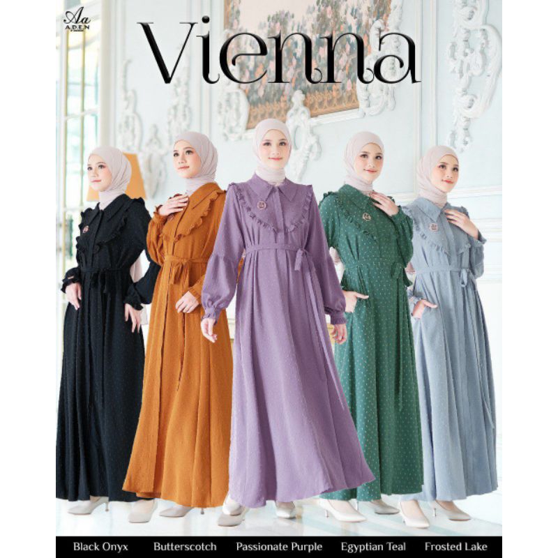 VIENNA DRESS by ADEN HIJAB#Gamis PO 26 April #Ready Juni