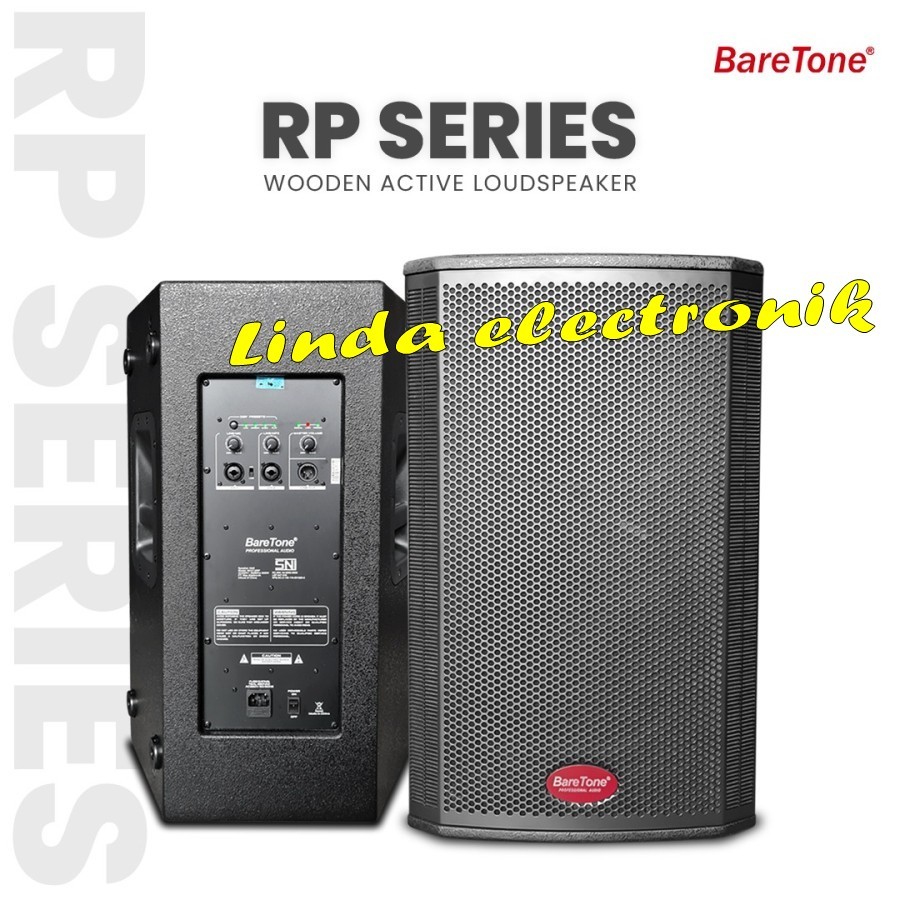 SPEAKER AKTIF BARETONE MAX15RP / MAX 15RP / 15 INCH 1 BUAH BOX KAYU