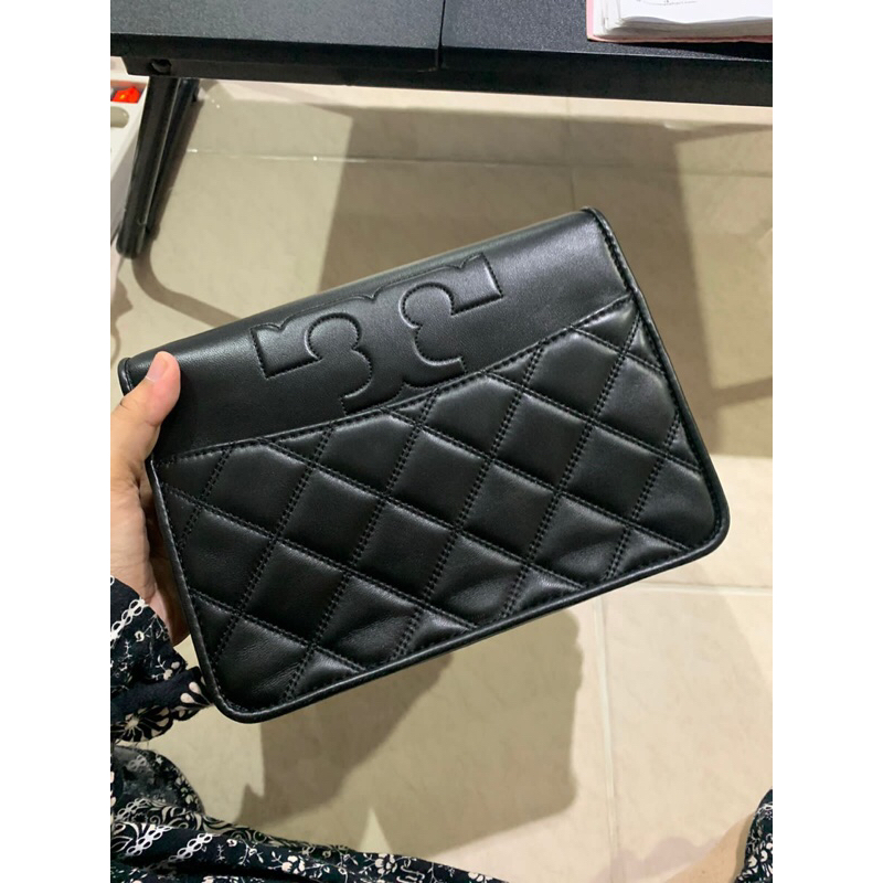 [PRELOVED][DISKON 40k SHOPEEVIDEO] Tas Tory Burch TB Savannah Savanah Black Hitam ORIGINAL 100%