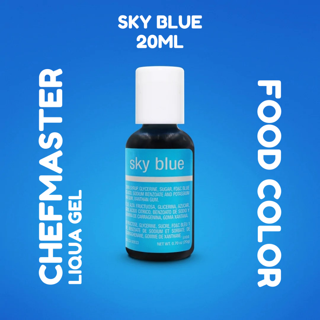 

Chefmaster Liqua Gel - Sky Blue 20gr / Pewarna Makanan Kue