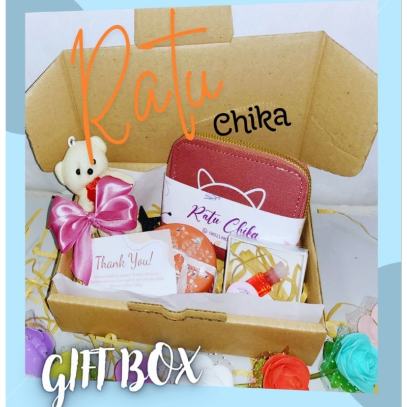 

Hampers Gift box Dompet wanita kekinian