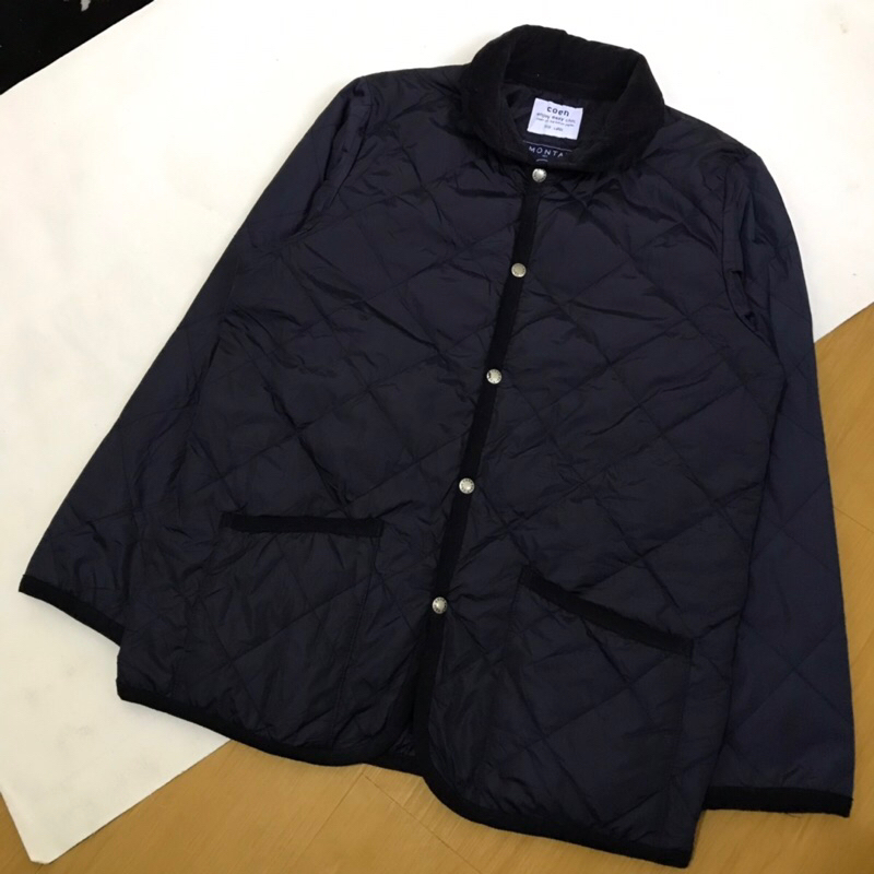 Coen Limonta x Komatsu Quilted Shawl Jacket