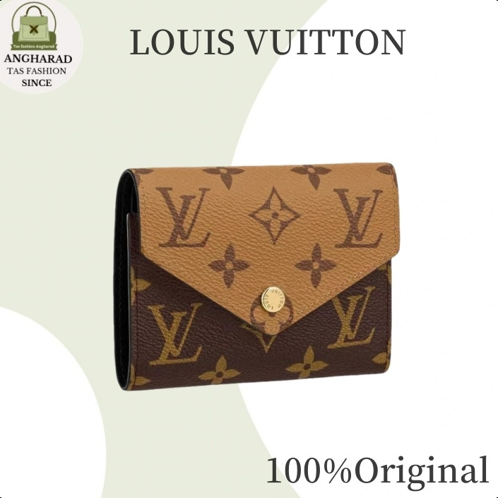 100% Original LV Louis Vuitton victorne Dompet wanita kecil lipat presbyopic cokla