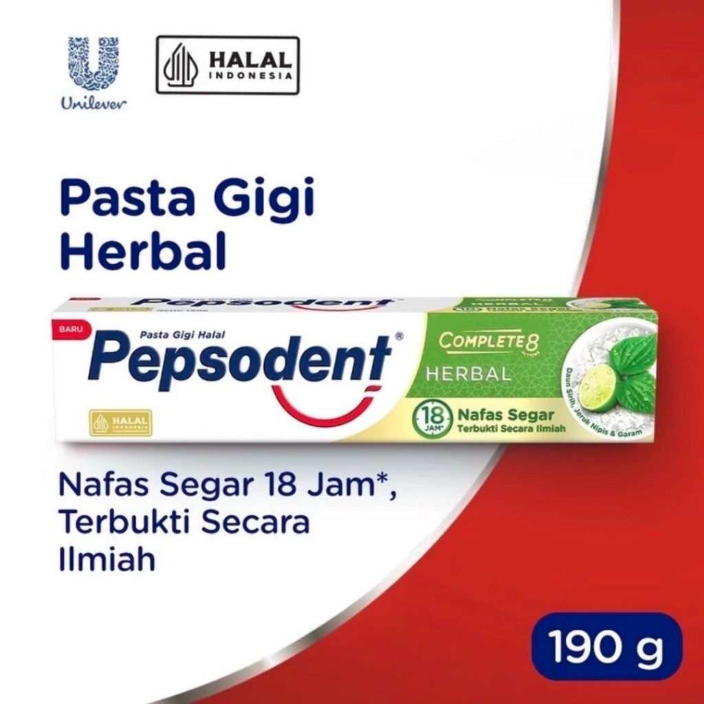 [GIFT] Pepsodent Herbal Complete 8