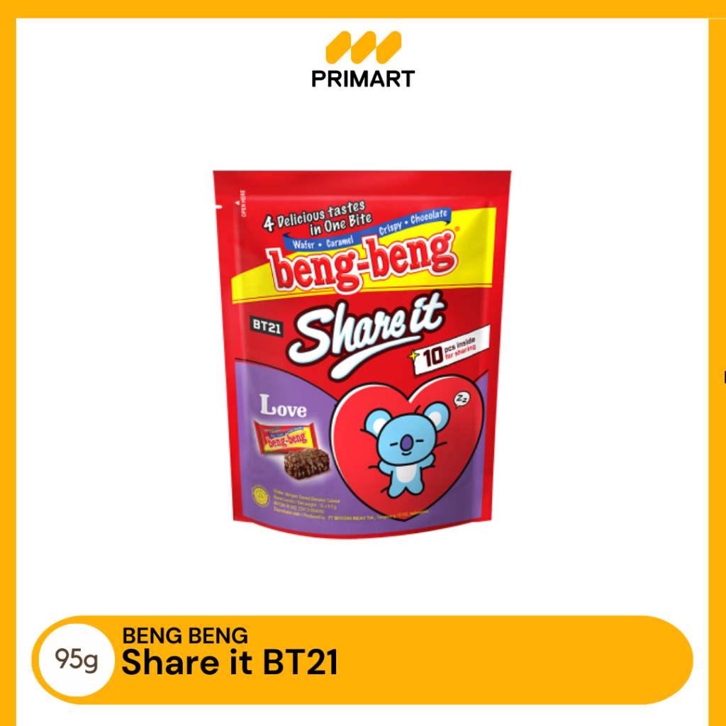 

Beng-beng Share It Wafer isi 10 Pcs Pouch 95 gr