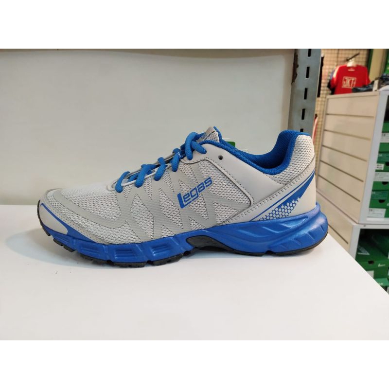 Sepatu League Legas Pria Abu Biru Evo La M Original Running Shoes promo