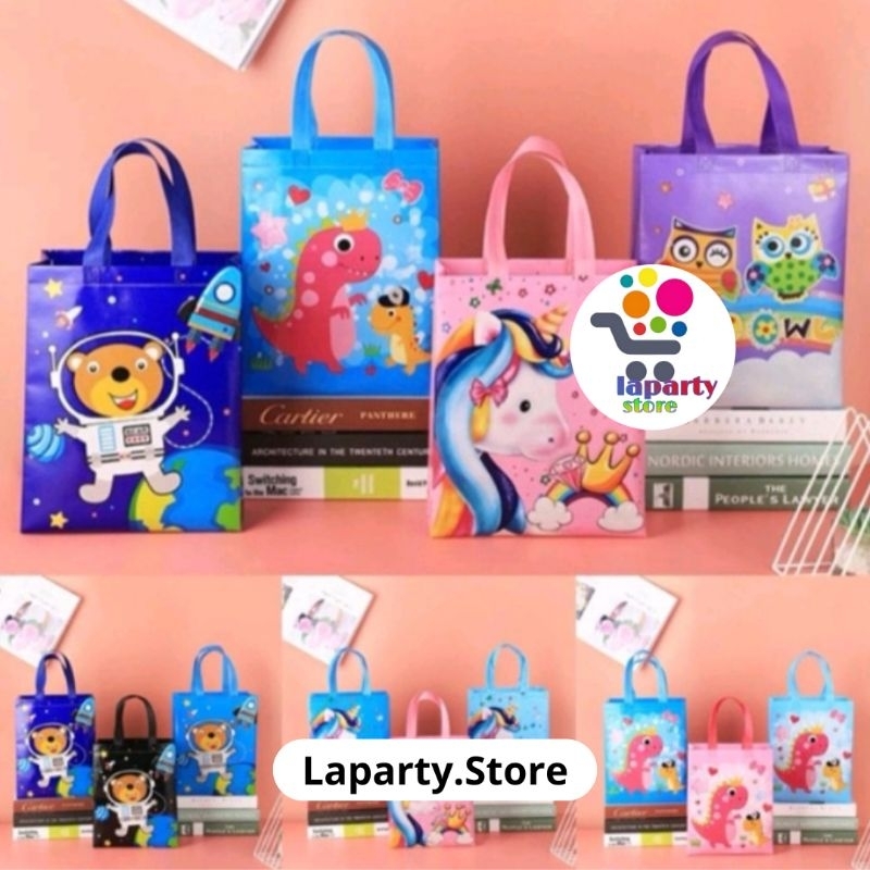 

(12PCS) Tas Souvenir Ulang Tahun / Goodie Bag Ultah / Tas Hampers M