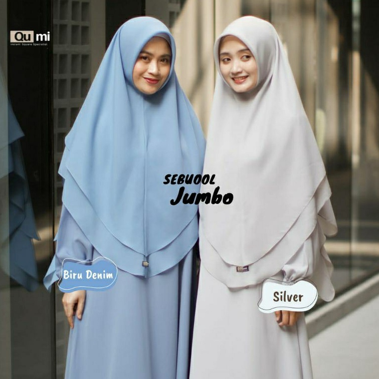 KODE O43R khimar sebuol jumbo by Qumi label