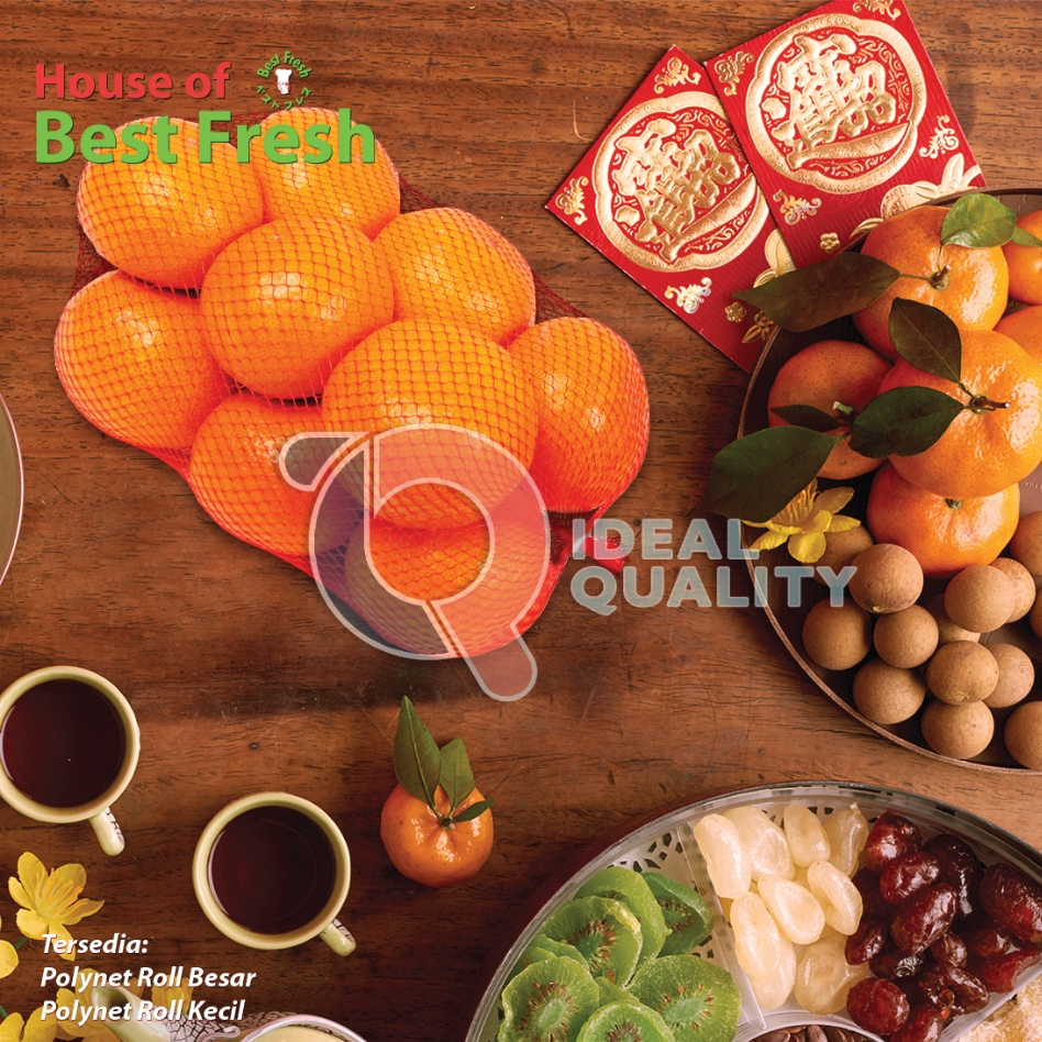 1 DUS (100M) Best Fresh Polynet Roll Kecil / Jaring Buah