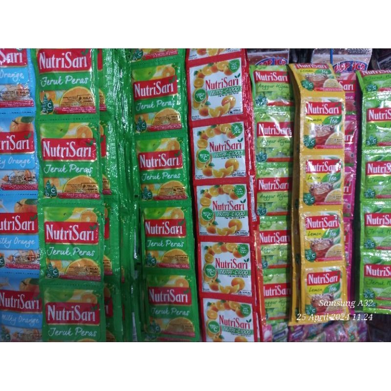 

Nutri sari 1 renceng isi 10 sachet