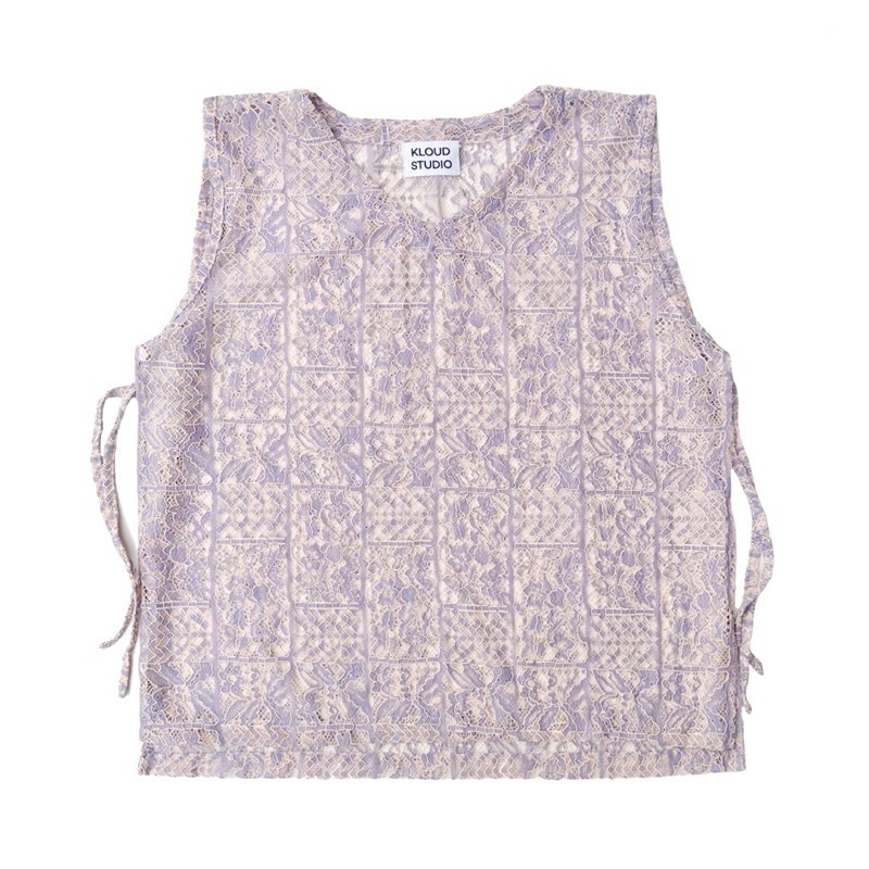 preloved kloudstudio rose lavender vest