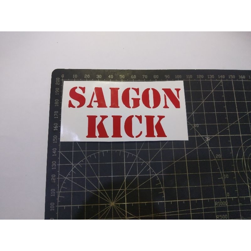 

cutting stiker Saigon kick