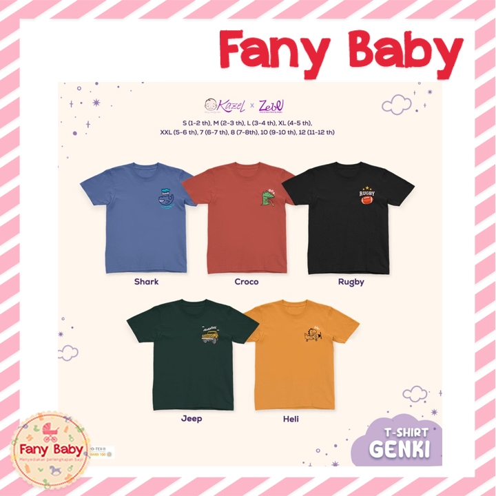 KAZEL ZEBE TSHIRT GENKI EDITION