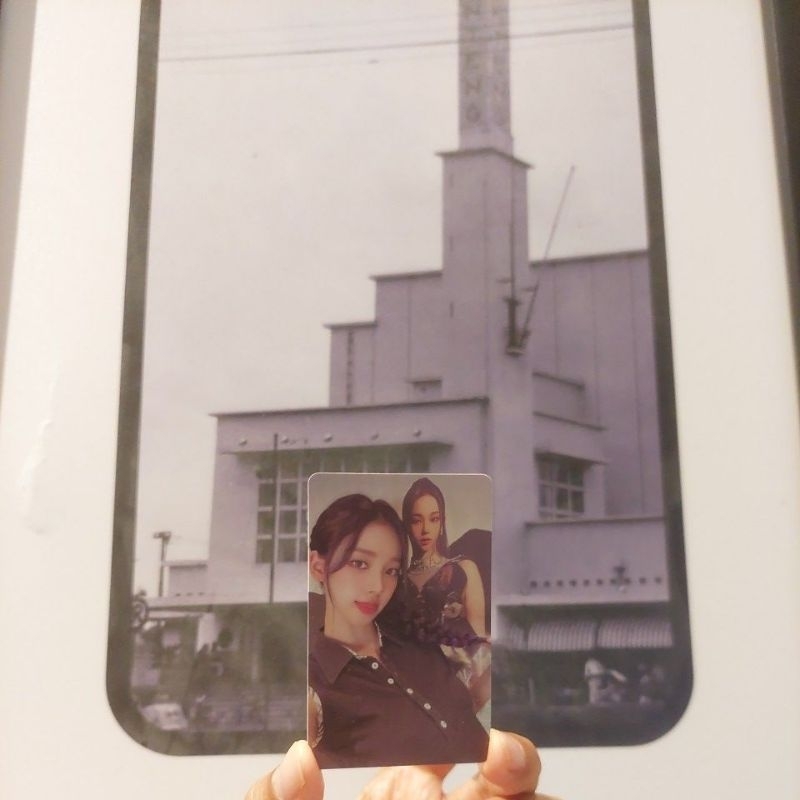 AESPA " GIRLS OFFICIAL PHOTOCARD " KARINA KMSTATION KMS OFFLINE