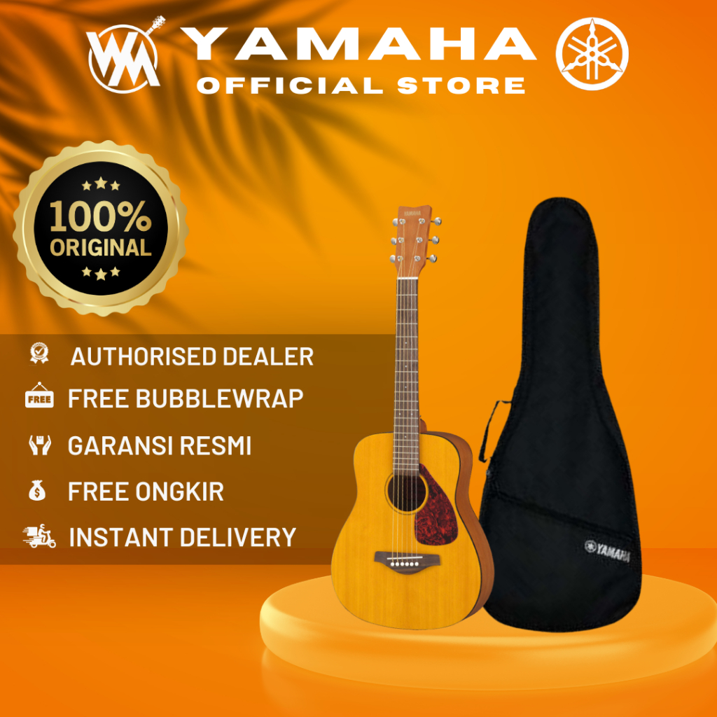 Yamaha Gitar Mini Ukuran 3/4 FG Junior JR-1 / JR1 / JR 1 + Softcase