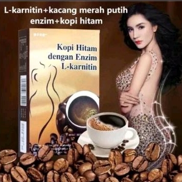 

ISI 10 SACHET KOPI HITAM L KARNITIN, KOPI PENURUN BERAT BADAN, KOPI PELANGSING, KOPI DIET