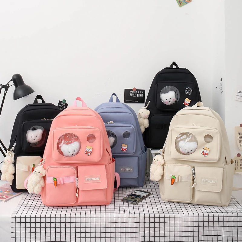 2005 tas 5 in 1 tas ransel wanita import fashion tas backpack terkiniian terlaris best seller