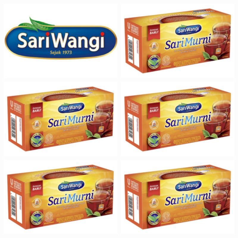 

SariWangi Teh Celup Sari Murni Isi 25 Kantong