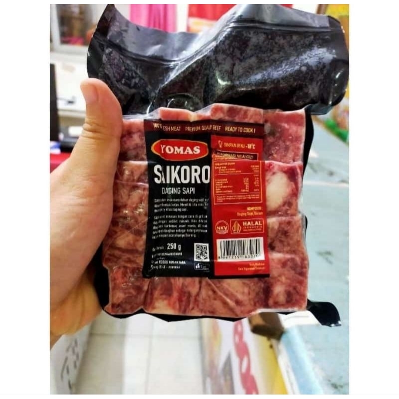 

BEEF SAIKORO 250GR MERK YOMAS