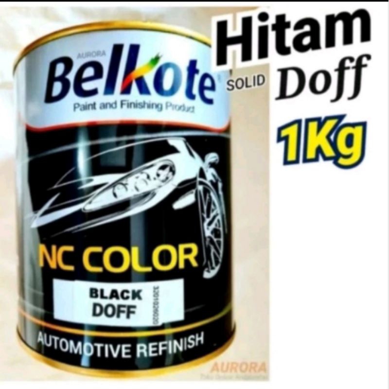 Cat Belkote NC Black Doff/Hitam Doff