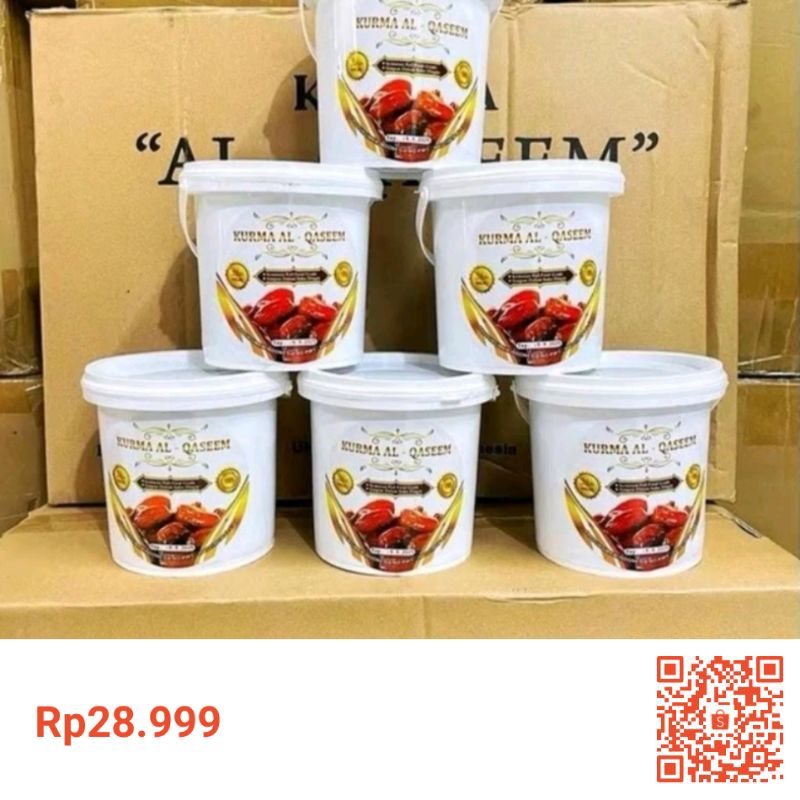 

PAKET KURMA 2 EMBER 500gram, AL-Qaseem ASJ