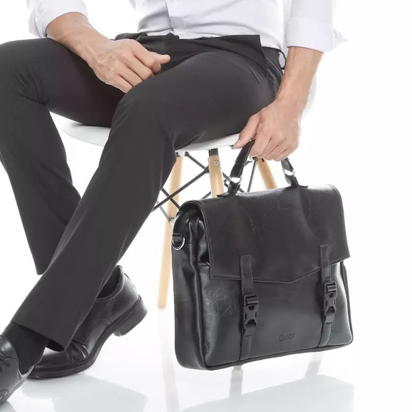 Quinta Emir Tas Kerja Pria Wanita - Tas Selempang Laptop Kantor Briefcase Quinta Emir Bag