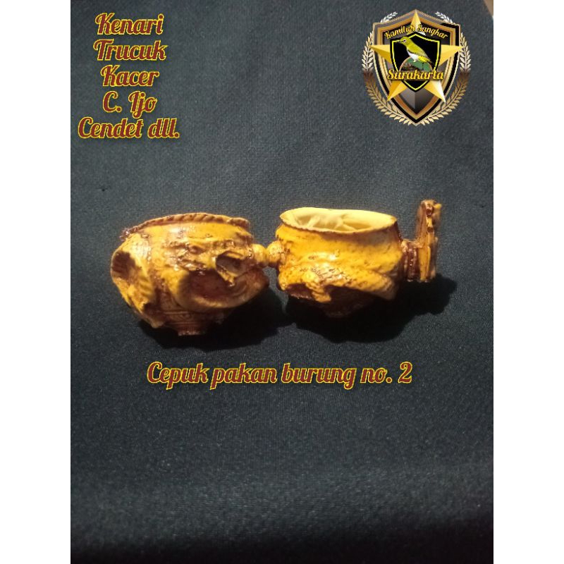 cepuk pakan burung fiber kenari cendet kacer