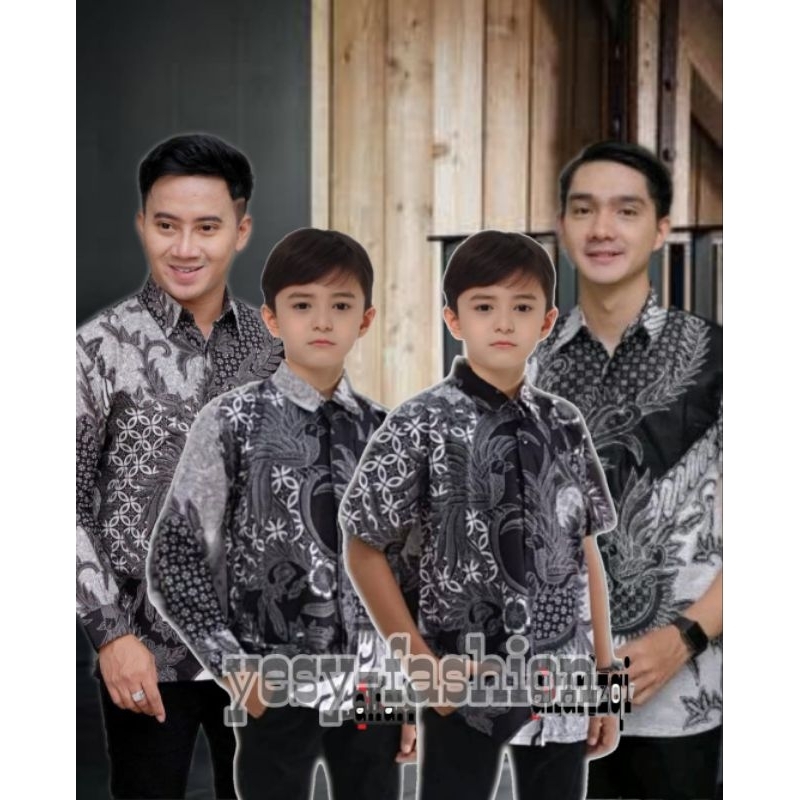 Kemeja batik pria dewasa couple kemeja anak cowok kemeja batik jumbo seragam wisuda seragam pernikah