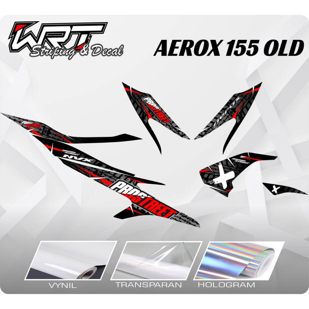 Striping Aerox Old-Stiker Decal Aerox 155 Old Prostreet