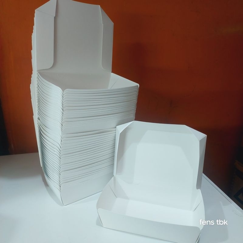 LUNCH BOX IVORY / LUNCH BOX KRAFT / LUNCH BOX KERTAS