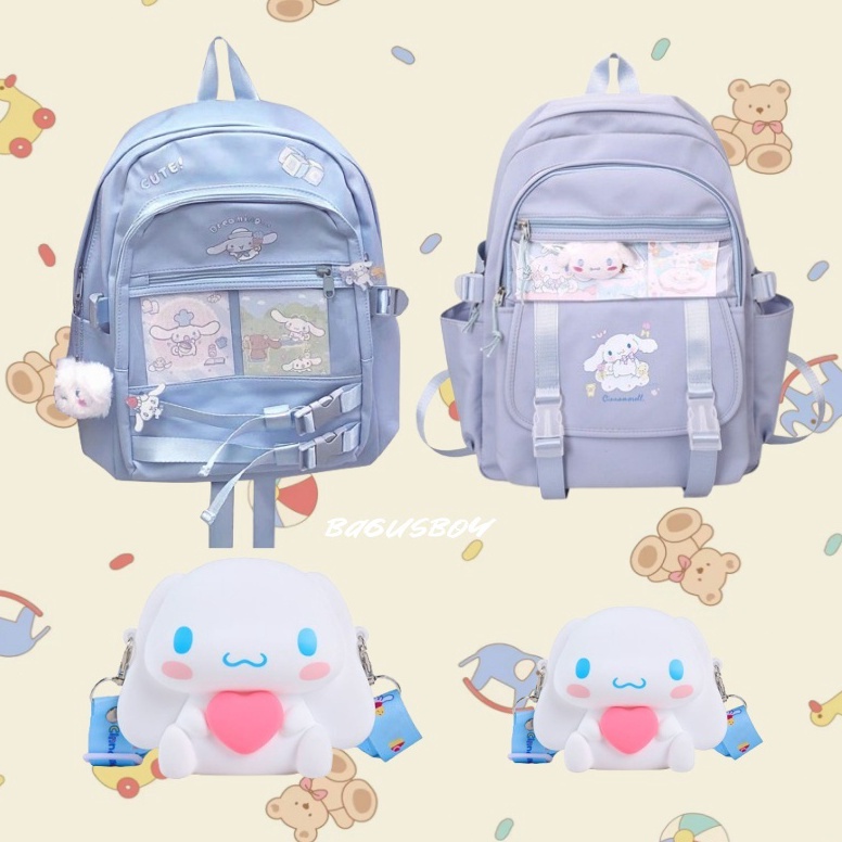 TERMURAH CODTas cinnamorollKuromi Sanrio ShoulderBag Cinnamoroll Boneka Lucu tas selempang anak pere