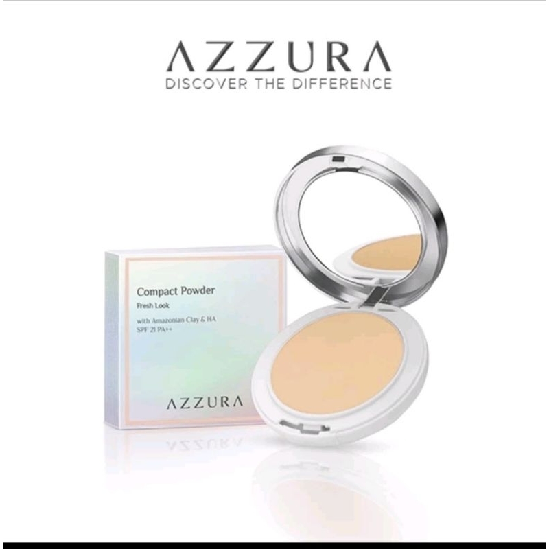 Bedak Azzura Compact Powder. AZZURA bedak padat