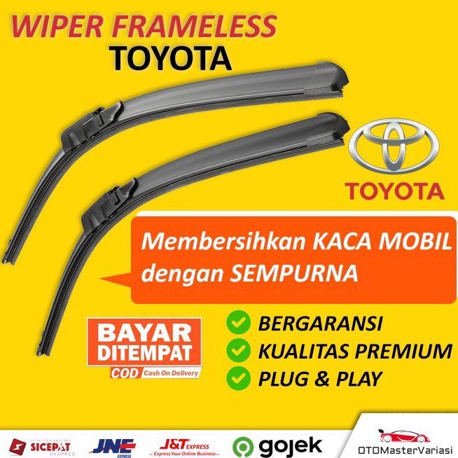 MURAH BANGET Wiper kaca mobil Innova  Wiper innova reborn  wiper frameless kijang innova Zenix Semua