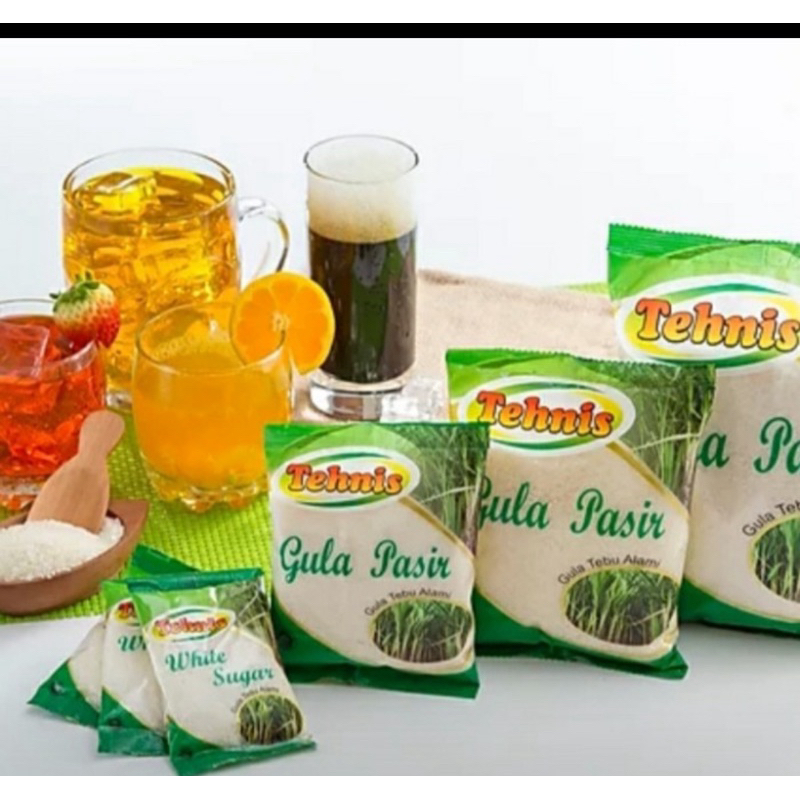 

(15 bks) Gula pasir kemasan Tehnis 800gr satu dus(15bks)