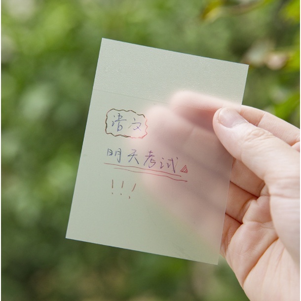 

Sticky Note TRANSPARAN anti air tahan air