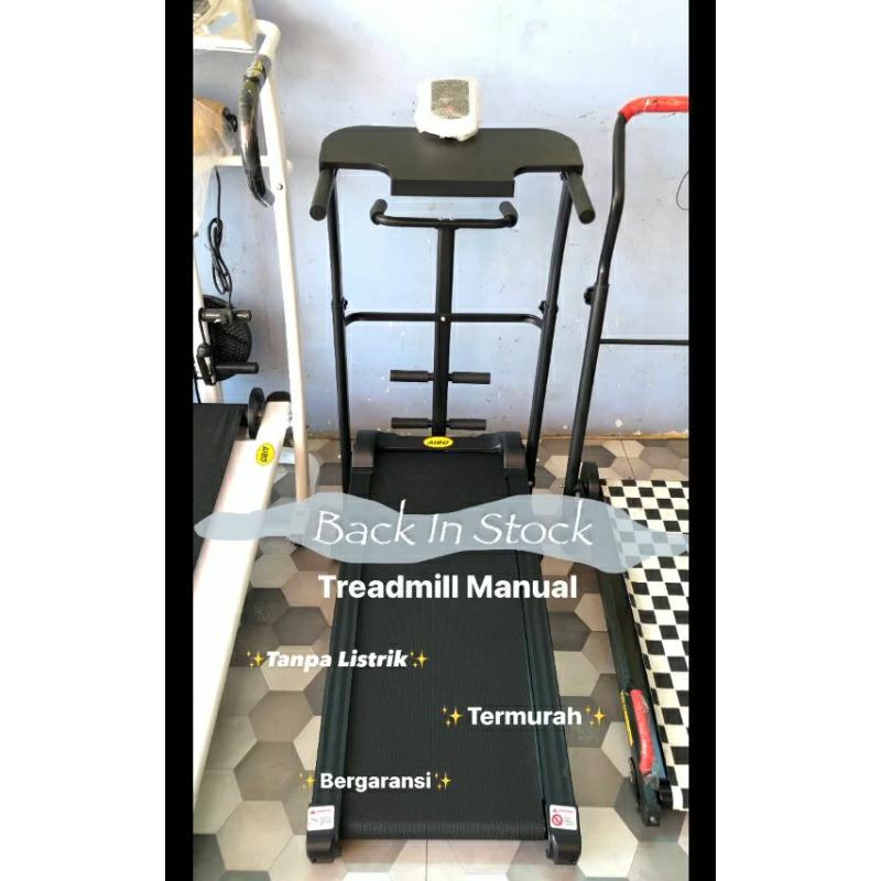 AIBO FITNESS &amp; HEALTH BANJARMASIN - Treadmill Manual M21 / Treadmill Manual 131 Alat Olahraga / Treadmill
