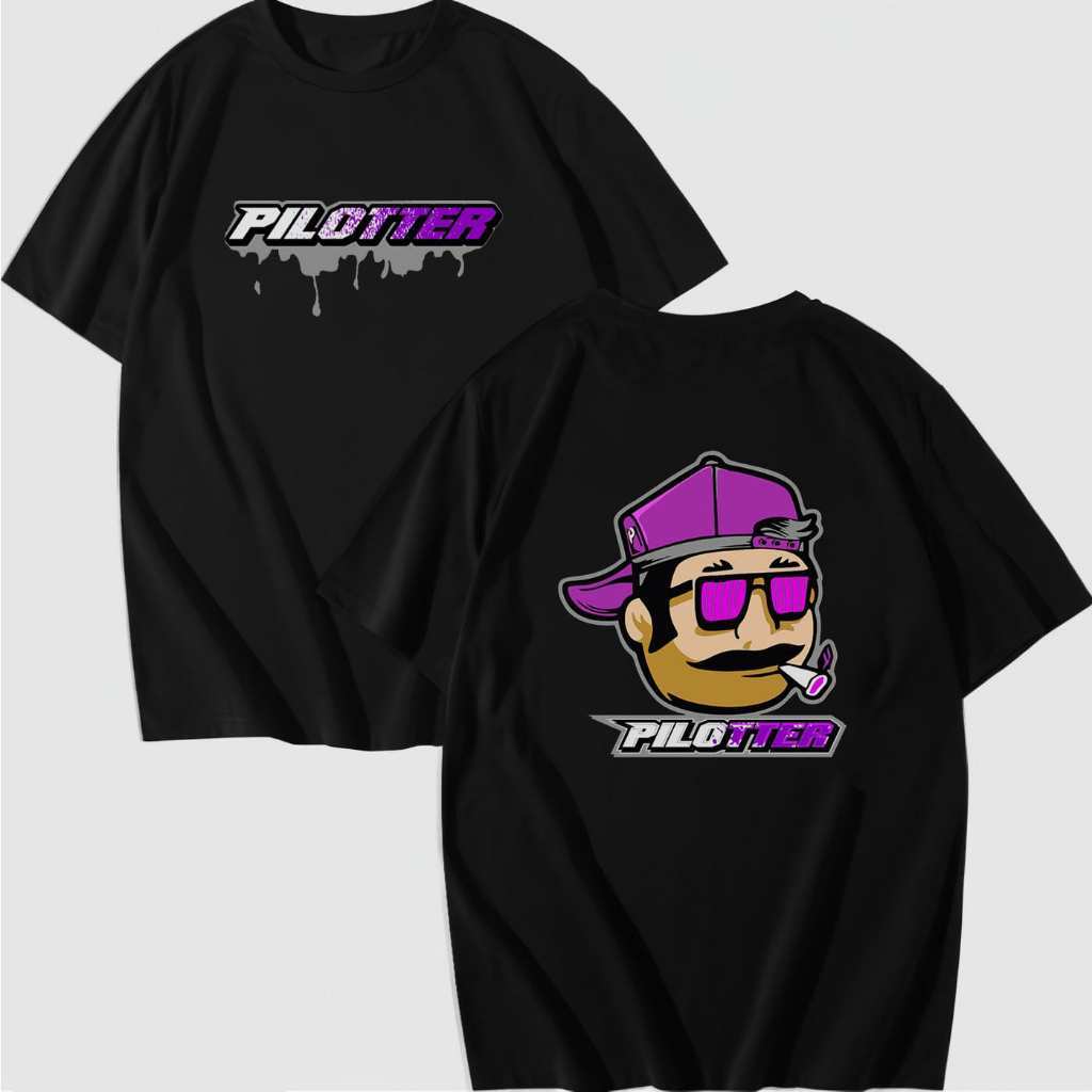 Kaos Pilotter Original - Kaos Distro Keren - Kaos Pilotter Smoke Terbaru - Kaos Katun Murah - Kaos P