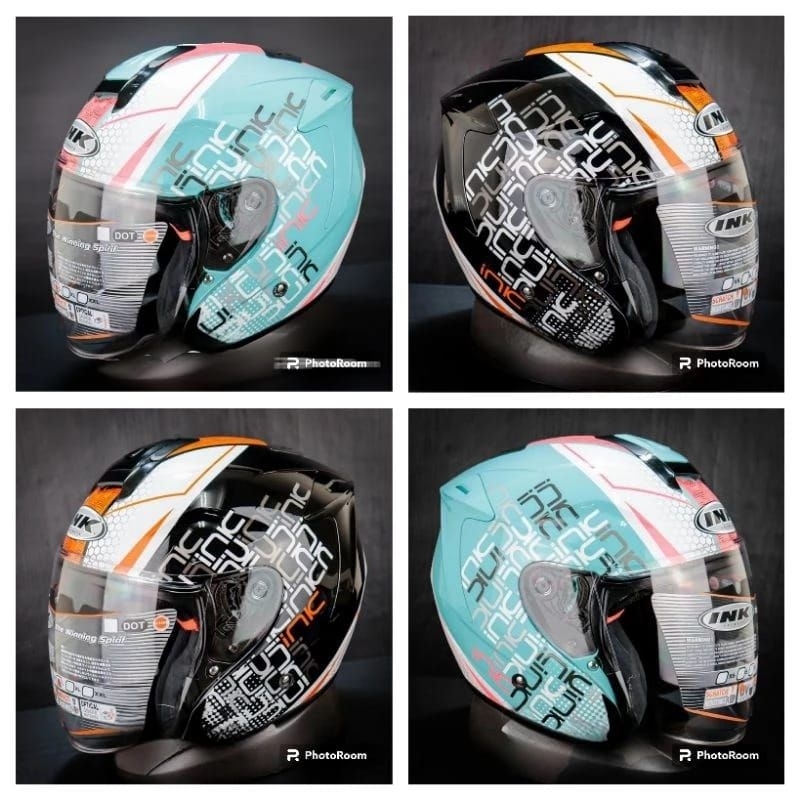 HELM INK DYNAMIC MOTIF #4 BLAK ORANGE  ORIGINAL