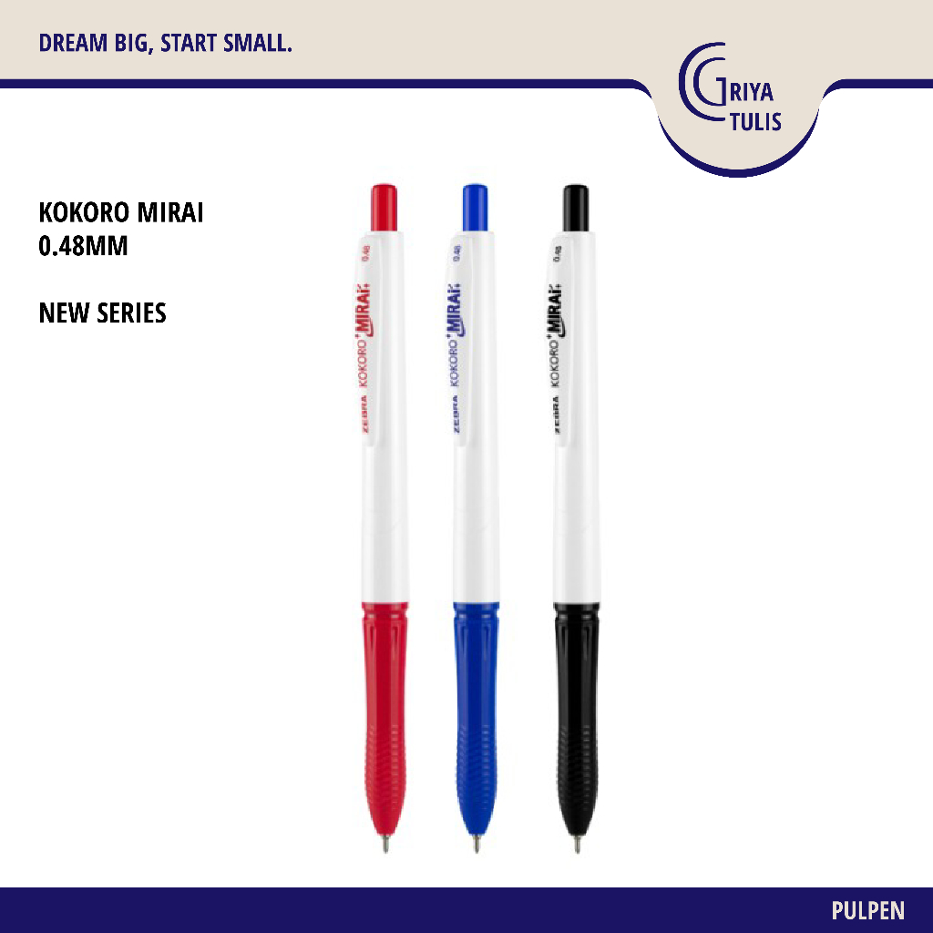 

Bolpen Kokoro Mirai 0.48mm (Pulpen Kokoro New Series)